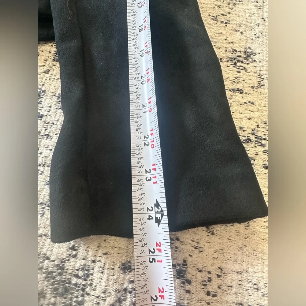 Old Navy Faux Suede Black Moto Jacket size Large Tall - Picture 11 of 11